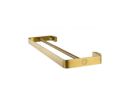 Полотенцедержатель двойной WONZON & WOGHAND LOTTE, Брашированное золото (WW-8311A-BG)