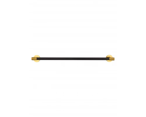 Полотенцедержатель двойной WONZON & WOGHAND MAJESTIC, Черный/Золото (WW-9211)