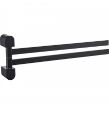 Полотенцедержатель поворотный WONZON & WOGHAND CARBON, Черный (WW-7731)