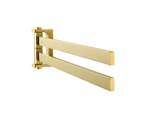 Полотенцедержатель поворотный WONZON & WOGHAND ECLIPSE, Глянцевое золото (WW-9131-LG)