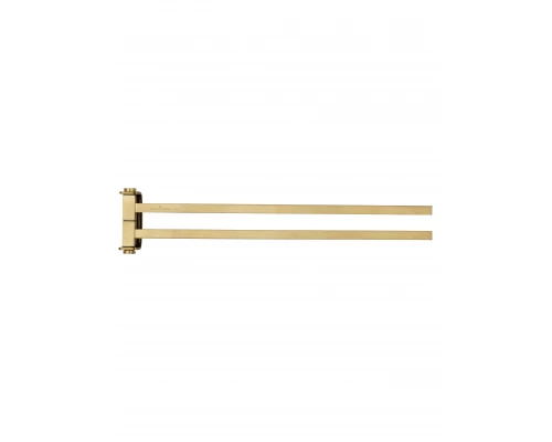 Полотенцедержатель поворотный WONZON & WOGHAND LOTTE, Брашированное золото (WW-8331-BG)