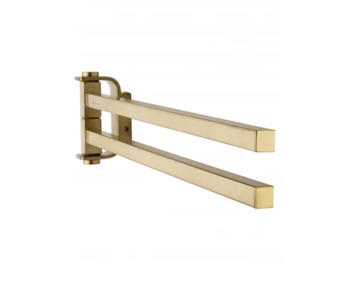 Полотенцедержатель поворотный WONZON & WOGHAND LOTTE, Брашированное золото (WW-8331-BG)