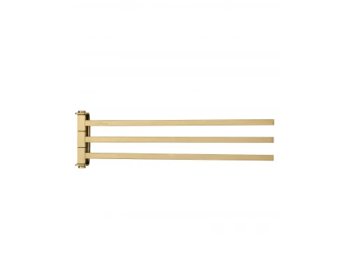 Полотенцедержатель поворотный WONZON & WOGHAND LOTTE, Брашированное золото (WW-8341-BG)