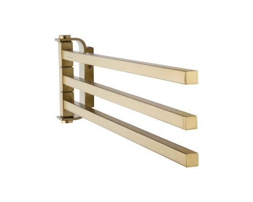 Полотенцедержатель поворотный WONZON & WOGHAND LOTTE, Брашированное золото (WW-8341-BG)