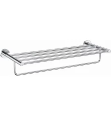 Полотенцедержатель с полкой WONZON & WOGHAND EASY, Хром (WW-8181)