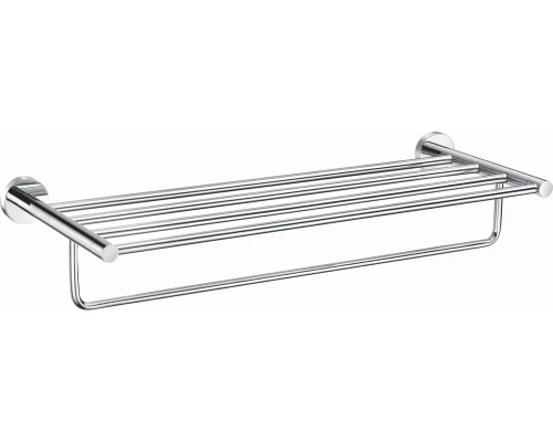 Полотенцедержатель с полкой WONZON & WOGHAND EASY, Хром (WW-8181)