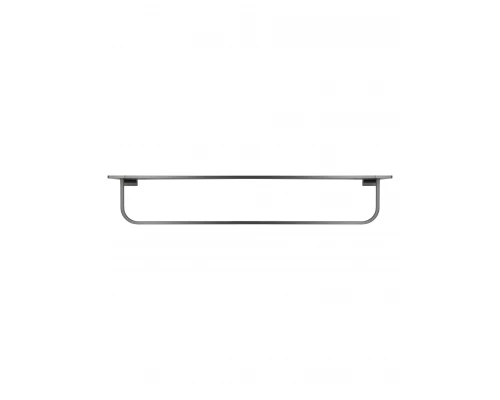 Полотенцедержатель с полкой WONZON & WOGHAND ECLIPSE, Темный графит (WW-9181-GM)