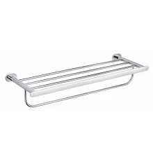 Полотенцедержатель с полкой WONZON & WOGHAND FIRST, Хром (WW-8481)