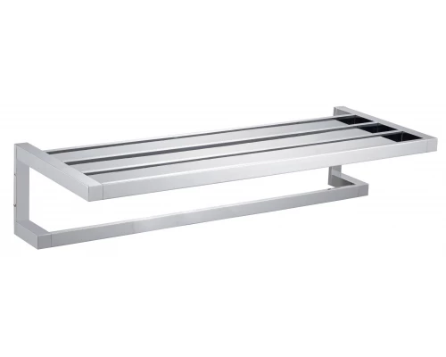 Полотенцедержатель с полкой WONZON & WOGHAND, Хром (WW-9581)