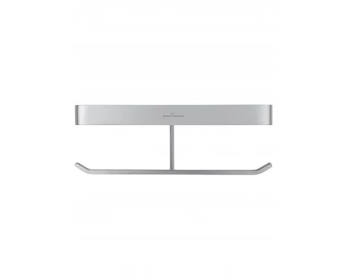 Двойной держатель для туалетной бумаги с полкой WONZON & WOGHAND LOTTE, Хром (WW-8356)