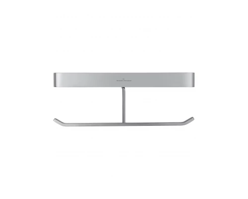 Двойной держатель для туалетной бумаги с полкой WONZON & WOGHAND LOTTE, Хром (WW-8356A)