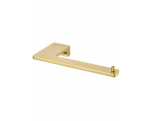 Держатель для туалетной бумаги без крышки WONZON & WOGHAND ECLIPSE, Глянцевое золото (WW-9116-LG)