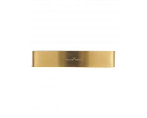 Держатель для туалетной бумаги без крышки WONZON & WOGHAND LOTTE, Брашированное золото (WW-8316-BG)