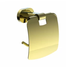 Держатель для туалетной бумаги с крышкой WONZON & WOGHAND FIRST, Глянцевое золото (WW-8426-LG)
