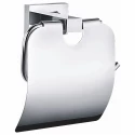 Держатель для туалетной бумаги с крышкой WONZON & WOGHAND FLAT, Хром (WW-9726)