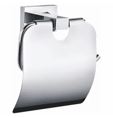 Держатель для туалетной бумаги с крышкой WONZON & WOGHAND FLAT, Хром (WW-9726)