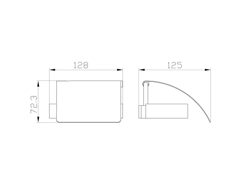 Держатель для туалетной бумаги с крышкой WONZON & WOGHAND LOTTE, Брашированное золото (WW-8326-BG)