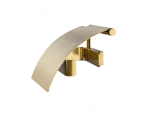 Держатель для туалетной бумаги с крышкой WONZON & WOGHAND LOTTE, Брашированное золото (WW-8326-BG)