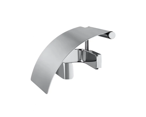 Держатель для туалетной бумаги с крышкой WONZON & WOGHAND LOTTE, Хром (WW-8326)