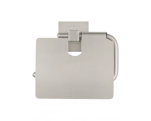 Держатель для туалетной бумаги с крышкой WONZON & WOGHAND POLO, Брашированный никель (WW-8926-BN)