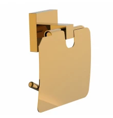 Держатель для туалетной бумаги с крышкой WONZON & WOGHAND POLO, Темное золото (WW-8926-DG)