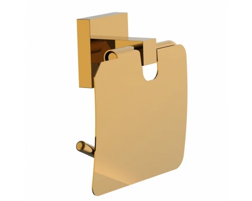 Держатель для туалетной бумаги с крышкой WONZON & WOGHAND POLO, Темное золото (WW-8926-DG)