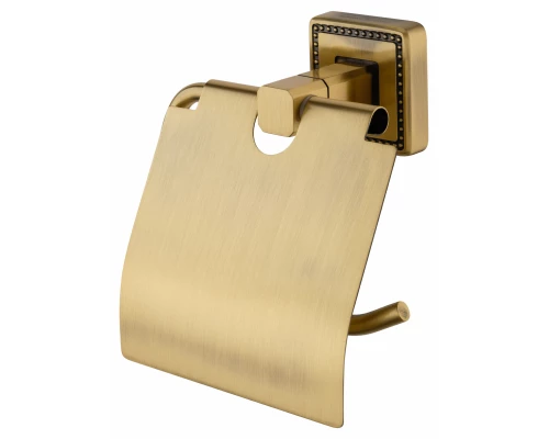 Держатель для туалетной бумаги с крышкой WONZON & WOGHAND ROMA, Бронза (WW-7226)