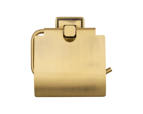 Держатель для туалетной бумаги с крышкой WONZON & WOGHAND ROMA, Бронза (WW-7226)