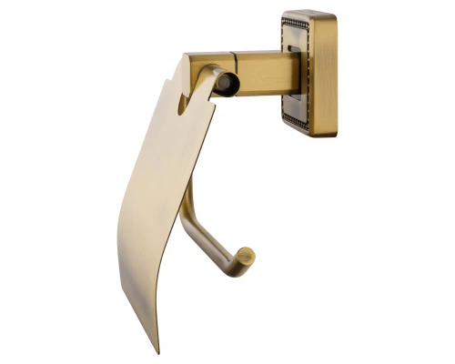 Держатель для туалетной бумаги с крышкой WONZON & WOGHAND ROMA, Бронза (WW-7226)