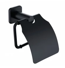 Держатель для туалетной бумаги с крышкой WONZON & WOGHAND, Темный графит (WW-V1802-GM)