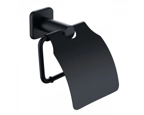 Держатель для туалетной бумаги с крышкой WONZON & WOGHAND, Темный графит (WW-V1802-GM)