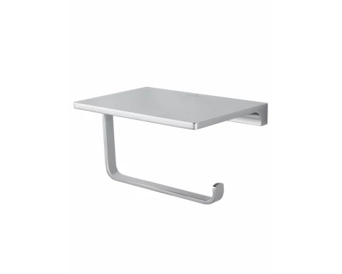 Держатель для туалетной бумаги с полкой WONZON & WOGHAND ECLIPSE, Хром (WW-9126-CR)