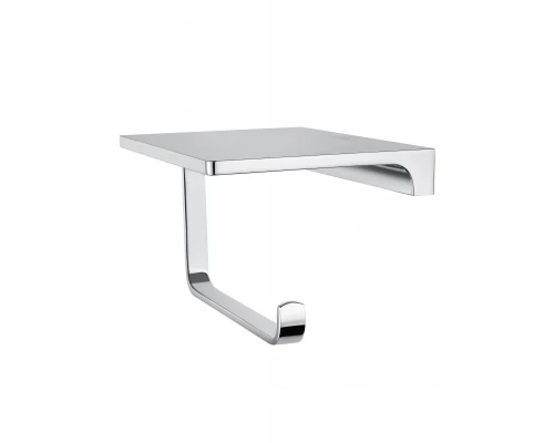 Держатель для туалетной бумаги с полкой WONZON & WOGHAND ECLIPSE, Хром (WW-9126-CR)