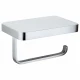 Держатель для туалетной бумаги с полкой WONZON & WOGHAND FLAT, Хром (WW-9736)