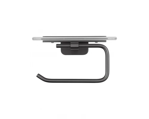 Держатель для туалетной бумаги с полкой WONZON & WOGHAND GRAFFITY, Темный графит (WW-9326)