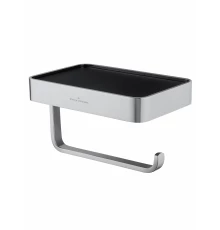 Держатель для туалетной бумаги с полкой WONZON & WOGHAND LOTTE, Хром (WW-8336)