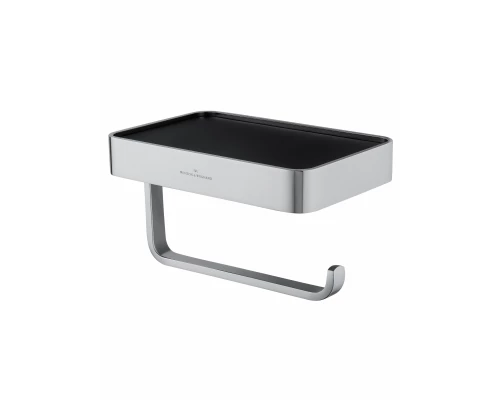 Держатель для туалетной бумаги с полкой WONZON & WOGHAND LOTTE, Хром (WW-8336)