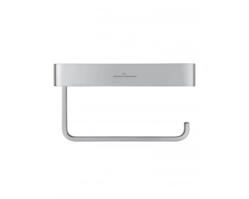 Держатель для туалетной бумаги с полкой WONZON & WOGHAND LOTTE, Хром (WW-8336)