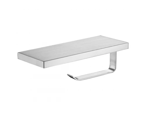 Держатель для туалетной бумаги с полкой WONZON & WOGHAND, Хром (WW-V2801-CR)