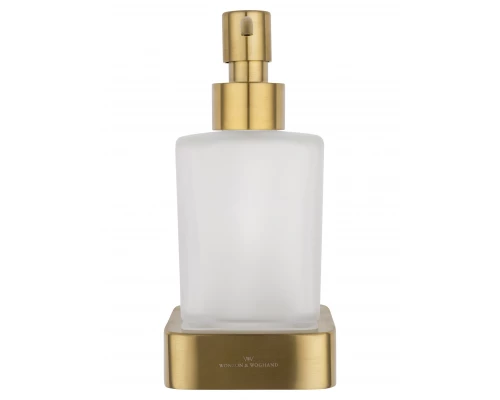 Дозатор мыла WONZON & WOGHAND LOTTE, Брашированное золото (WW-8333-BG)