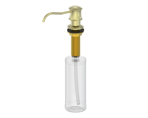 Дозатор мыла WONZON & WOGHAND, Брашированное золото (WW-88SD03-BG)