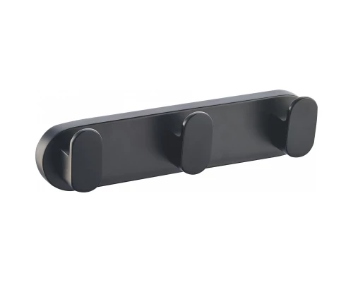 Вешалка с 3 крючками для ванной WONZON & WOGHAND CARBON, Черный (WW-7735)