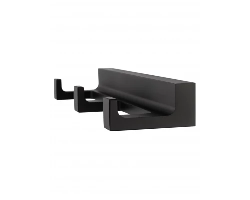 Вешалка с 3 крючками для ванной WONZON & WOGHAND ECLIPSE, Черный (WW-9135-BL)