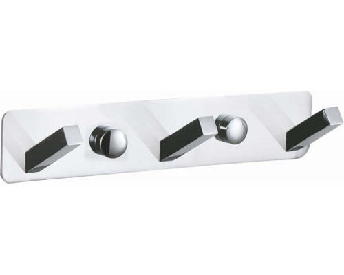 Вешалка с 3 крючками для ванной WONZON & WOGHAND, Хром (WW-9385-3)