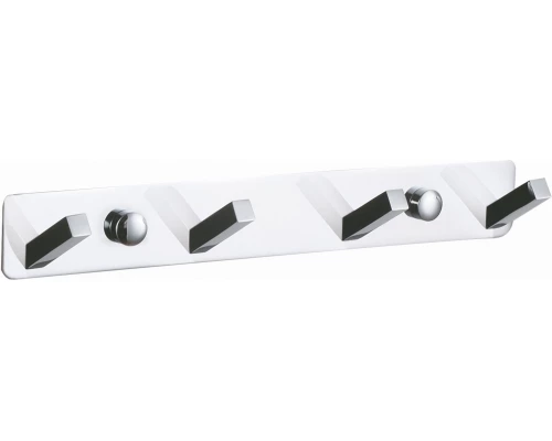 Вешалка с 4 крючками для ванной WONZON & WOGHAND, Хром (WW-9385-4)