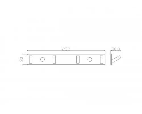 Вешалка с 4 крючками для ванной WONZON & WOGHAND, Хром (WW-9385-4)