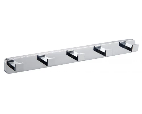 Вешалка с 5 крючками для ванной WONZON & WOGHAND, Хром (WW-9555)