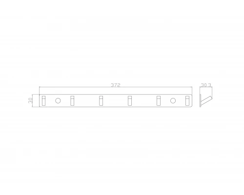 Вешалка с 6 крючками для ванной WONZON & WOGHAND, Хром (WW-9385-6)