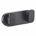 Двойной крючок для ванной WONZON & WOGHAND CARBON, Черный (WW-7725)
