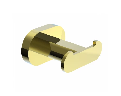 Двойной крючок для ванной WONZON & WOGHAND FIRST, Глянцевое золото (WW-8425-LG)